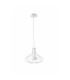 Axia Wire Frame Pendant Ceiling Light White 1x GX53-1