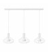Axia Bar Pendant Ceiling Light White 3x GX53-1