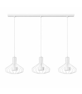 Axia Bar Pendant Ceiling Light White 3x GX53-1