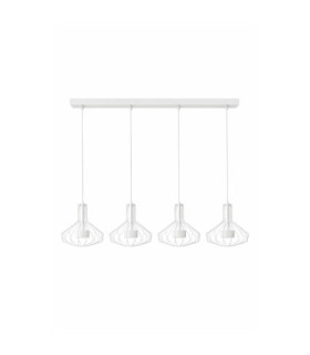 Axia Bar Pendant Ceiling Light White 4x GX53-1