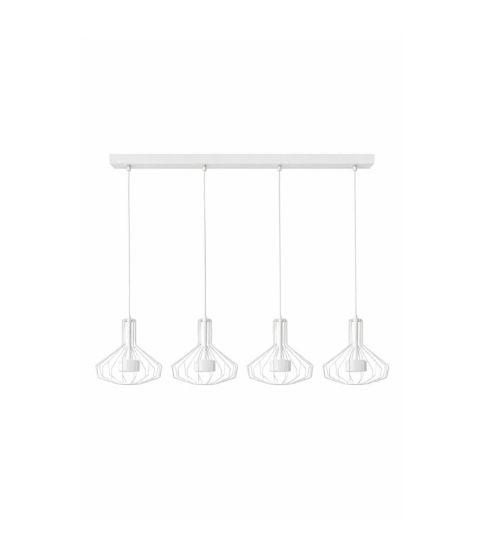 Axia Bar Pendant Ceiling Light White 4x GX53-1