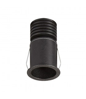 Recessed Spotlight, 3W LED, 4000K, 210lm, Sand Black - 1