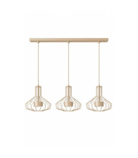 Axia Bar Pendant Ceiling Light Beige 3x GX53-1