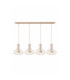 Axia Bar Pendant Ceiling Light Beige 4x GX53-1