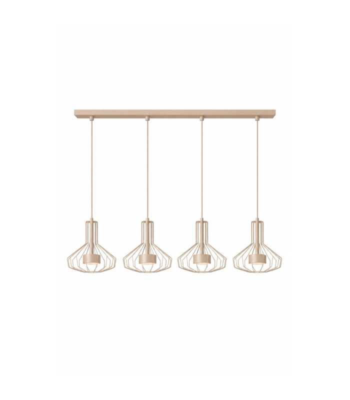 Axia Bar Pendant Ceiling Light Beige 4x GX53-1