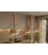 Axia Bar Pendant Ceiling Light Beige 4x GX53-3