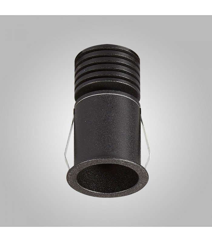 Recessed Spotlight, 3W LED, 4000K, 210lm, Sand Black - 3