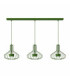 Axia Bar Pendant Ceiling Light Green 3x GX53-1