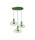 Axia Cluster Pendant Ceiling Light Green 3x GX53-1