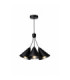 Sora Cluster Pendant Ceiling Light Black 3x E27-1