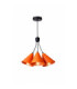 Sora Cluster Pendant Ceiling Light Orange 3x E27-1