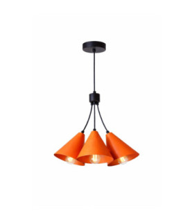 Sora Cluster Pendant Ceiling Light Orange 3x E27-1