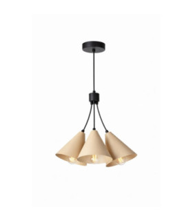 Sora Cluster Pendant Ceiling Light Beige 3x E27-1