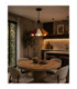 Sora Cluster Pendant Ceiling Light Burgundy Beige Orange 3x E27-2