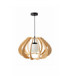 Alva Wire Frame Pendant Ceiling Light Beige Black 1x E27-1