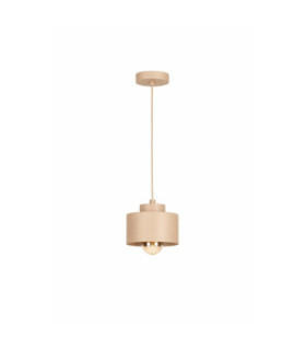 Simply Slim Pendant Ceiling Light Beige 1x E27-1