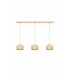 Simply Bar Pendant Ceiling Light Beige 3x E27-1