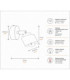 Simply Single Spotlight Beige 1x E27-4