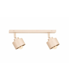 Simply Twin Ceiling Spotlight Beige 2x E27-1