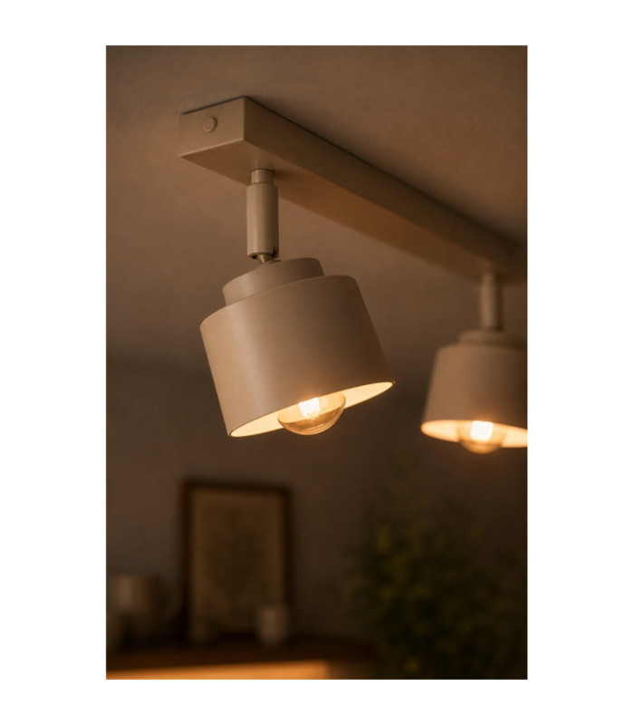 Simply Twin Ceiling Spotlight Beige 2x E27-3