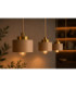Simply Bar Pendant Ceiling Light Beige Gold 3x E27-3