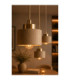 Simply Cluster Pendant Ceiling Light Beige Gold 3x E27-3