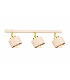 Simply Ceiling Spotlight Bar Beige Gold 3x E27-1