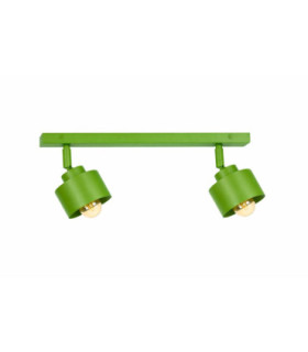 Simply Twin Ceiling Spotlight Green 2x E27-1