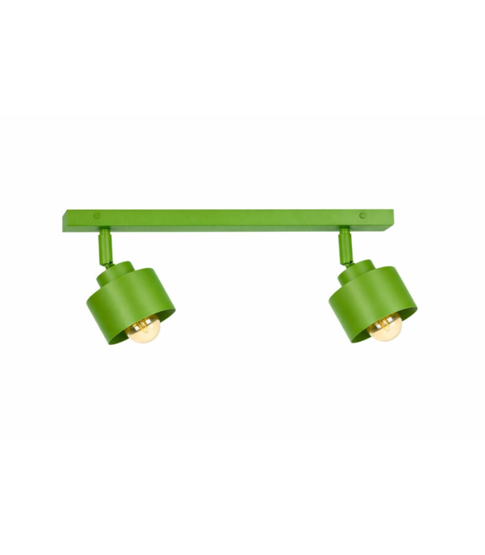 Simply Twin Ceiling Spotlight Green 2x E27-1