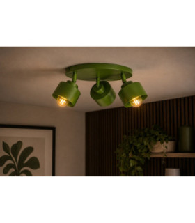 Simply Ceiling Spotlight Clusters Green 3x E27-2