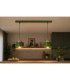 Simply Bar Pendant Ceiling Light Green Gold 2x E27-2