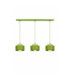 Simply Bar Pendant Ceiling Light Green Gold 3x E27-1