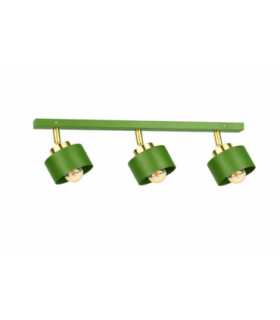 Simply Ceiling Spotlight Bar Green Gold 3x E27-1