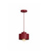 Simply Slim Pendant Ceiling Light Burgundy 1x E27-1