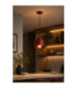 Simply Slim Pendant Ceiling Light Burgundy 1x E27-2