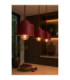 Simply Bar Pendant Ceiling Light Burgundy 3x E27-3