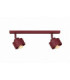 Simply Twin Ceiling Spotlight Burgundy 2x E27-1