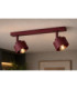 Simply Twin Ceiling Spotlight Burgundy 2x E27-2