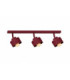 Simply Ceiling Spotlight Bar Burgundy 3x E27-1