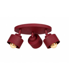 Simply Ceiling Spotlight Clusters Burgundy 3x E27-1