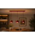 Simply Bar Pendant Ceiling Light Burgundy Gold 3x E27-2