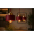 Simply Bar Pendant Ceiling Light Burgundy Gold 3x E27-3