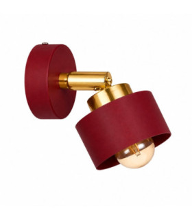 Simply Single Spotlight Burgundy Gold 1x E27-1