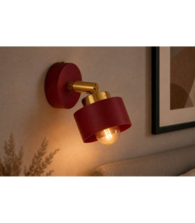 Simply Single Spotlight Burgundy Gold 1x E27-2