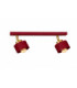 Simply Twin Ceiling Spotlight Burgundy Gold 2x E27-1