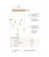 Lacrima Cluster Pendant Ceiling Light Beige White Glass Shade 6x E27-4