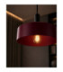 Wine Dome Pendant Ceiling Light Black Burgundy 1x E27-3