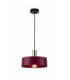 Wine Dome Pendant Ceiling Light Black Burgundy Gold 1x E27-1