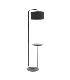 Landis Floor Lamp Satin Black Black-1