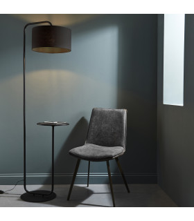 Landis Floor Lamp Satin Black Black-2
